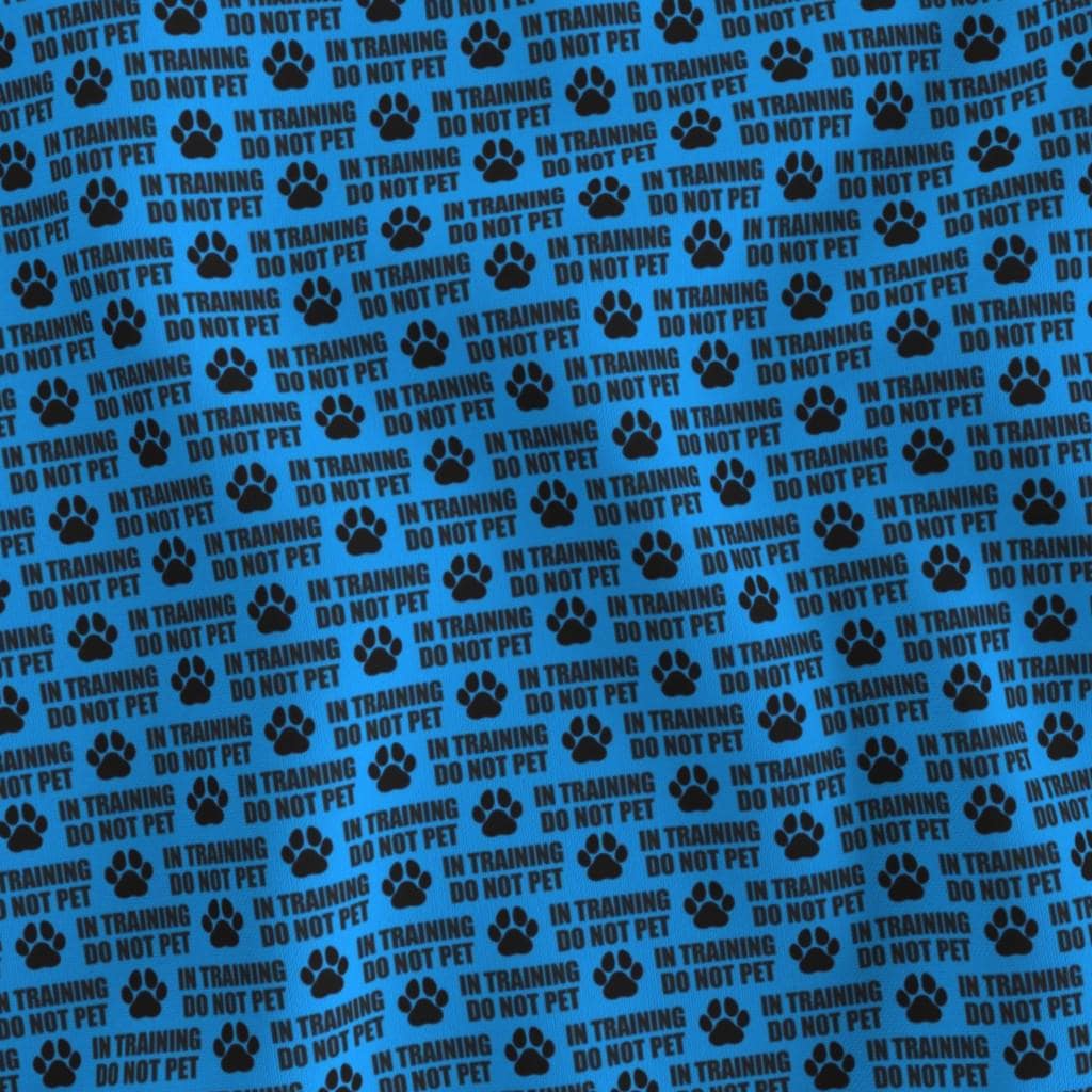 In Training - Do Not Pet - Scrunchie Pet Bandana - Multi Color/Saying Fabric Options Available