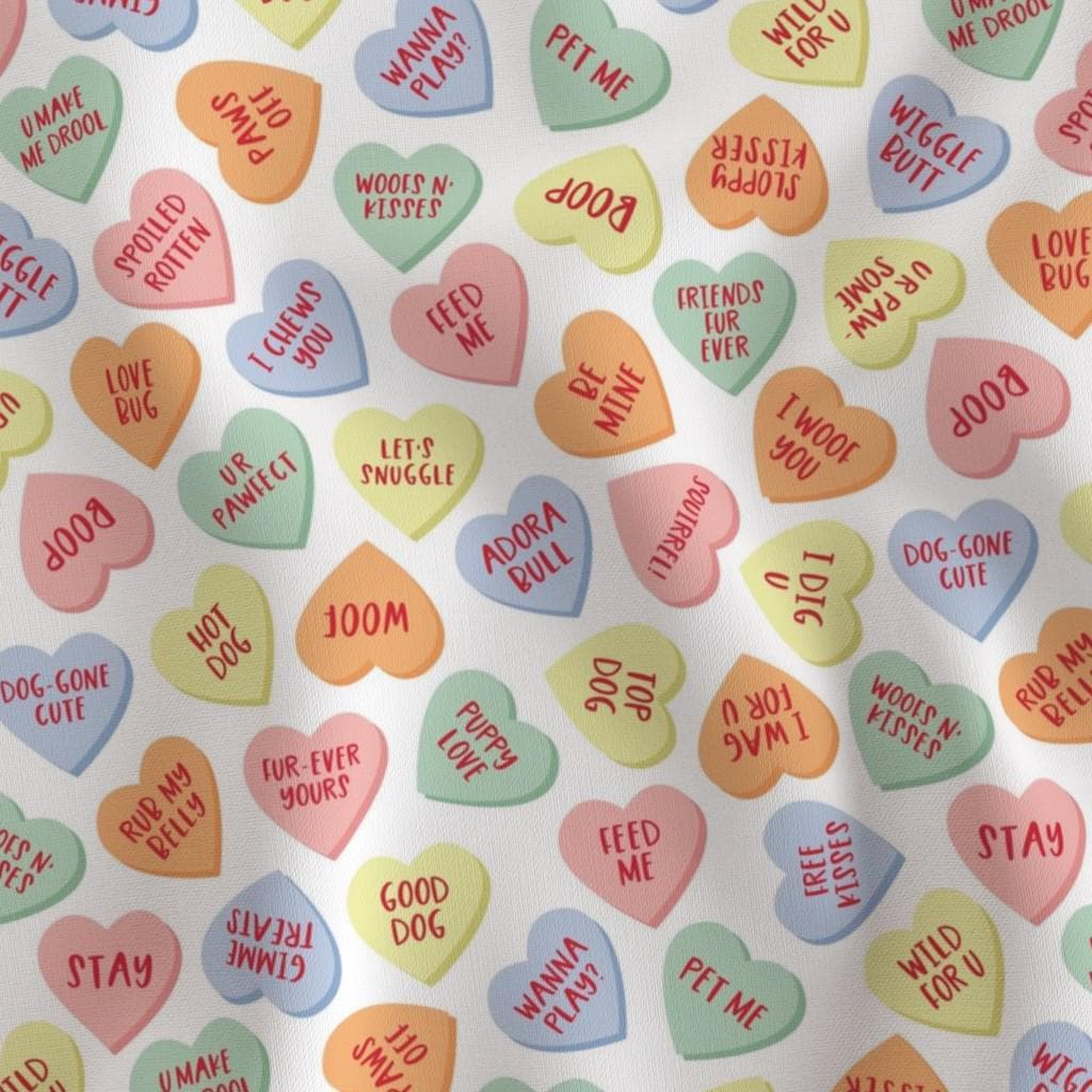 Valentine's Day Scrunchie Pet Bandana - 3 Fabric Options Available