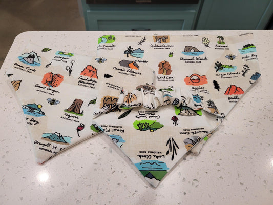 National Parks Scrunchie Pet Bandana