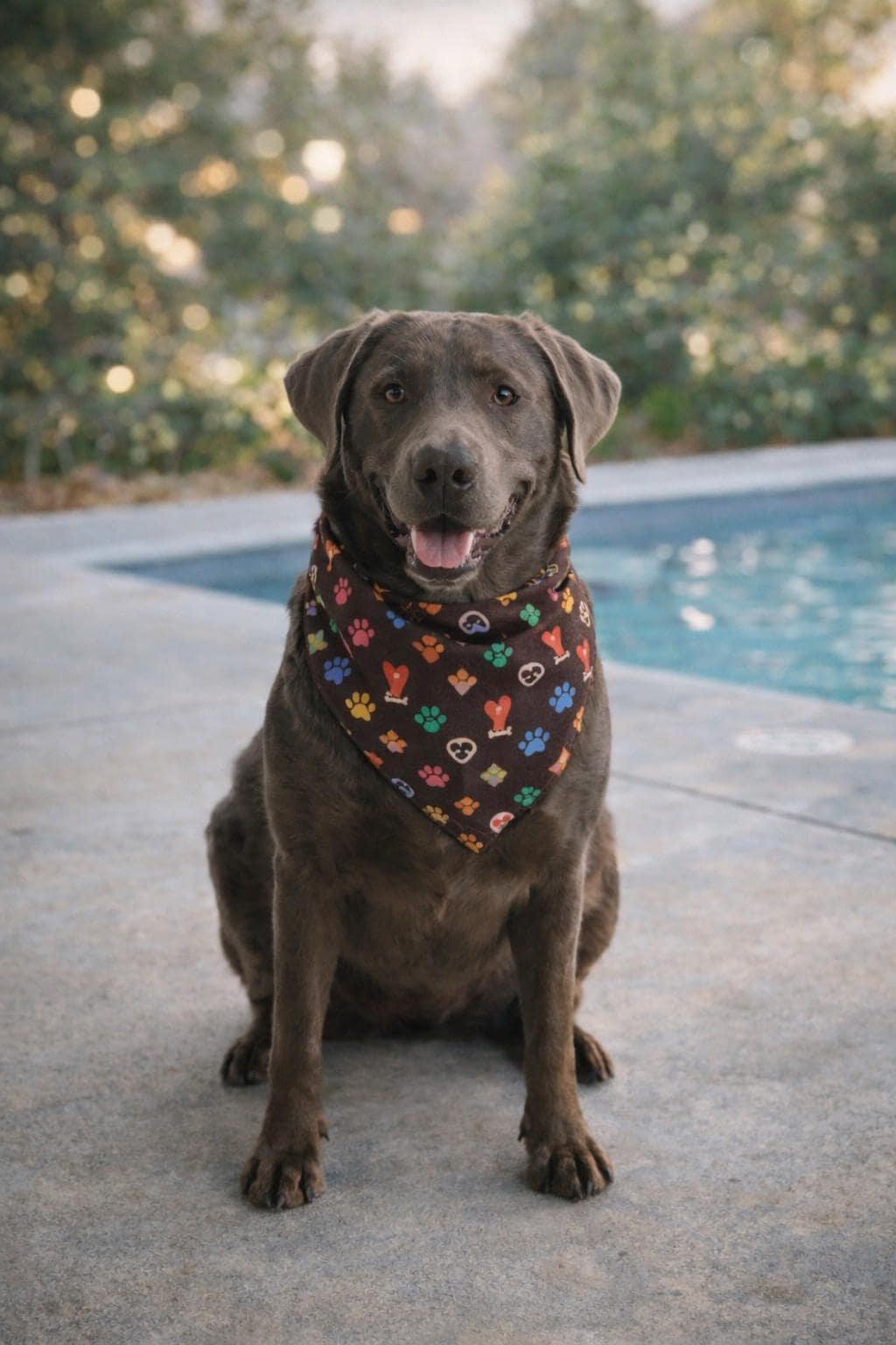 Fancy Scrunchie Pet Bandana - 2 Fabric Color Options Available